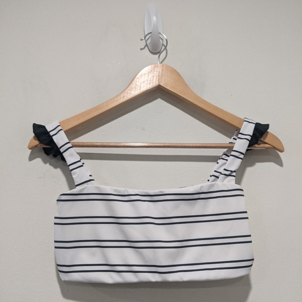 SAME Los Angeles Bikini Striped Top